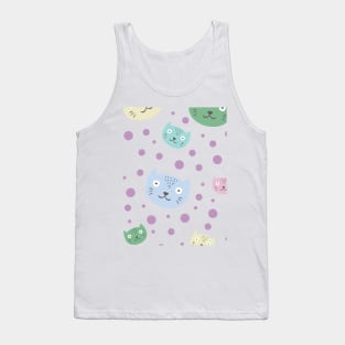 Cat seamless Tank Top